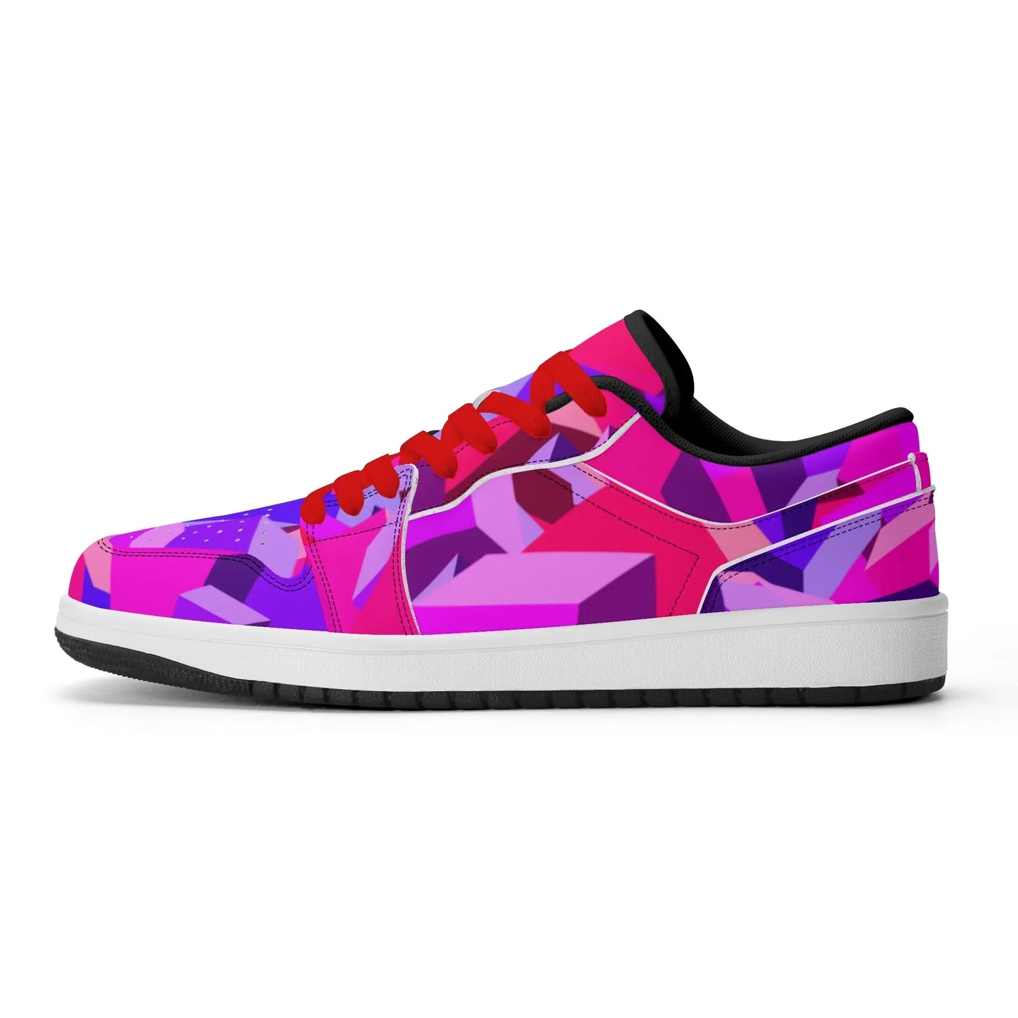 pink-cube-low-top-leder-sneaker-fur-damen-sneaker-jlr-design-9 - JLR Design