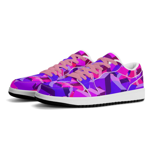 pink-cube-low-top-leder-sneaker-fur-herren-sneaker-jlr-design-1 - JLR Design