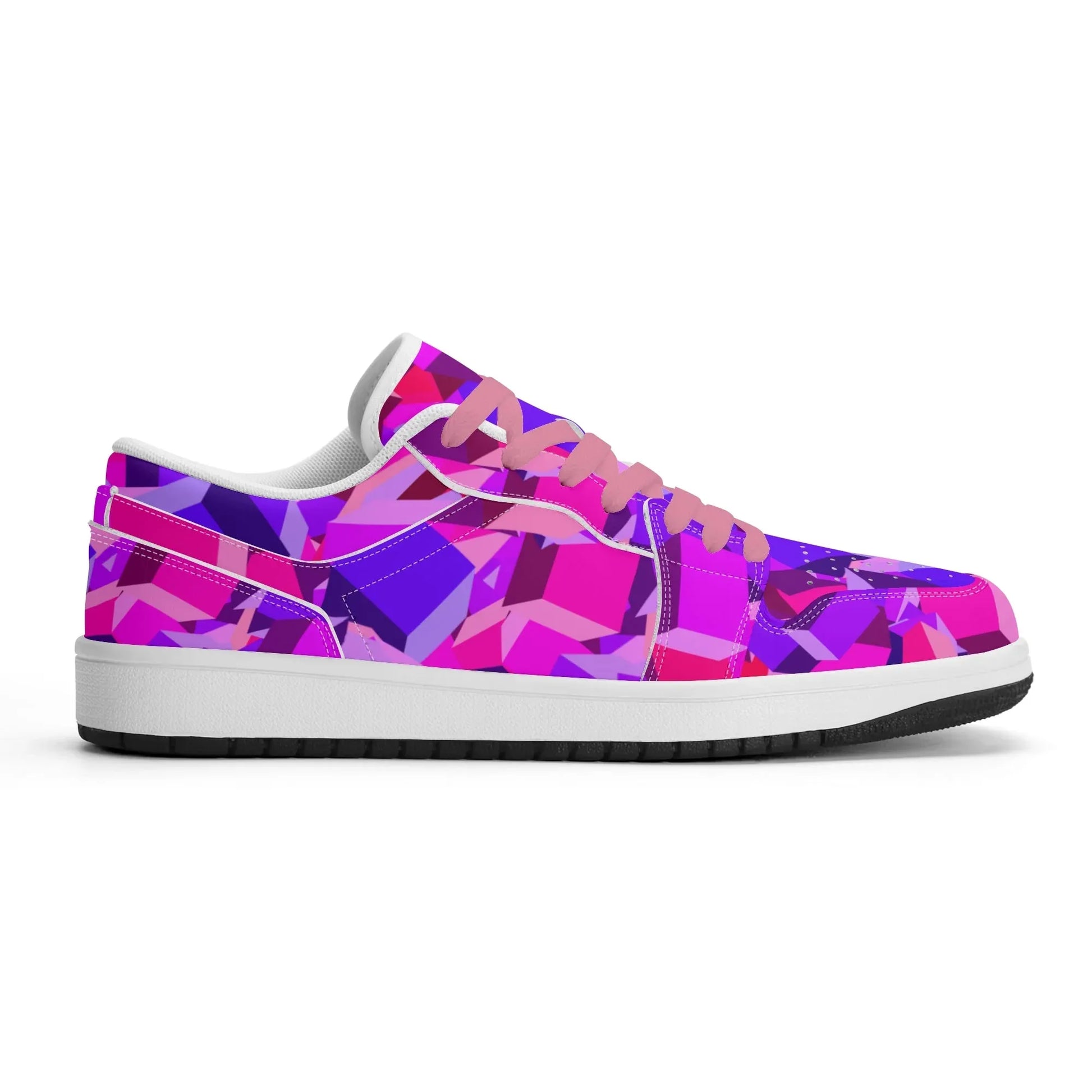 pink-cube-low-top-leder-sneaker-fur-herren-sneaker-jlr-design-5 - JLR Design