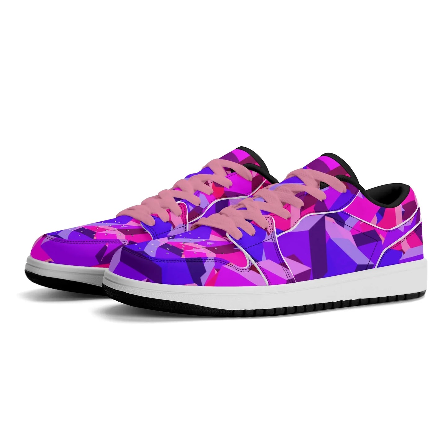 pink-cube-low-top-leder-sneaker-fur-herren-sneaker-jlr-design-8 - JLR Design