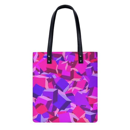 pink-cube-pu-leder-handtasche-handtasche-jlr-design-1 - JLR Design
