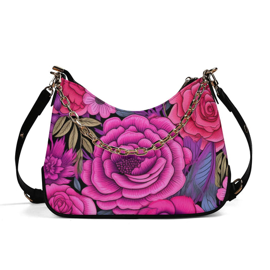 pink-flower-elegante-umhangetasche-mit-kette-umhangetasche-jlr-design-1 - JLR Design