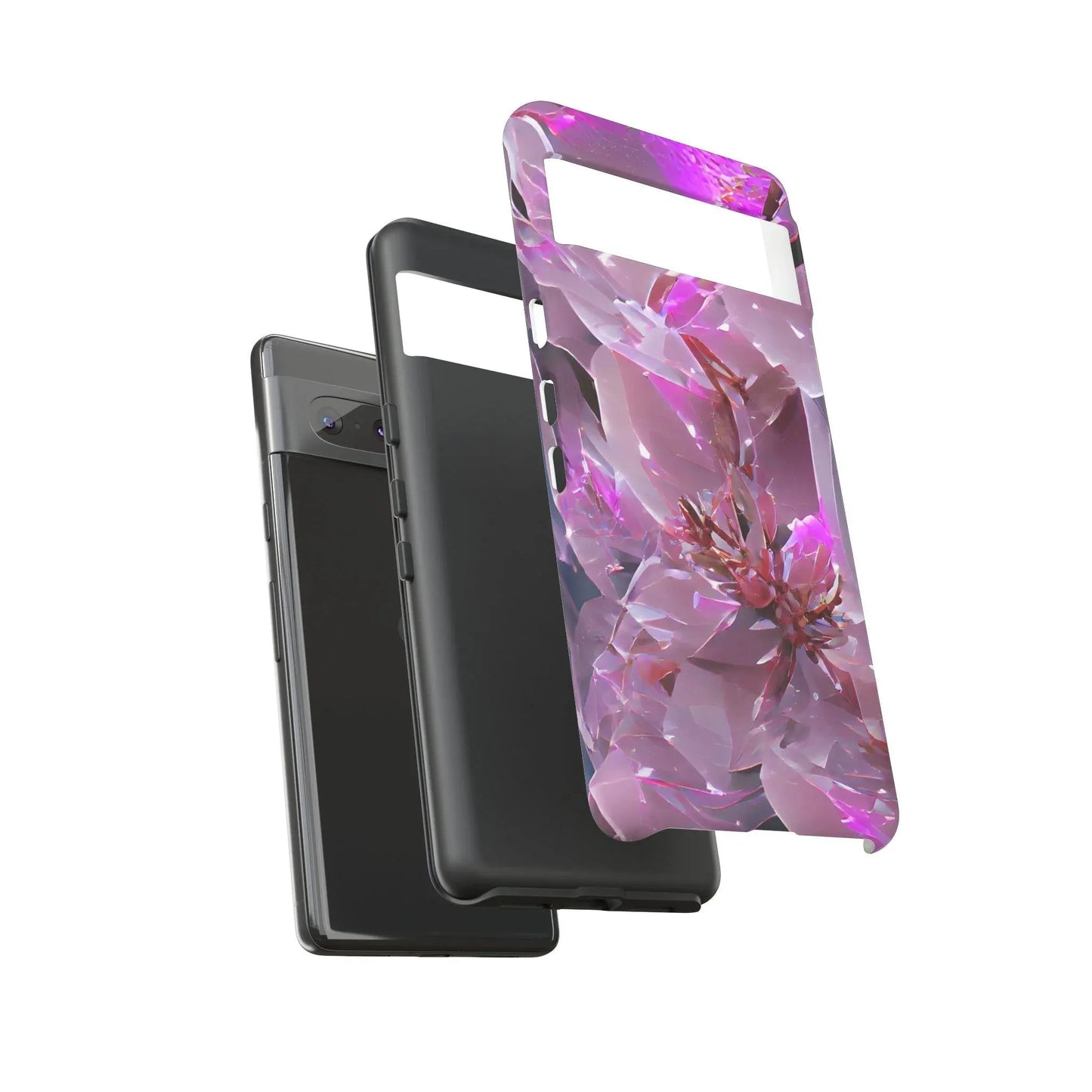 pink-flower-handyhulle-google-pixel-2-3-4-5-6-7-8-9-a-xl-pro-5g-phone-case-jlr-design-10 - JLR Design