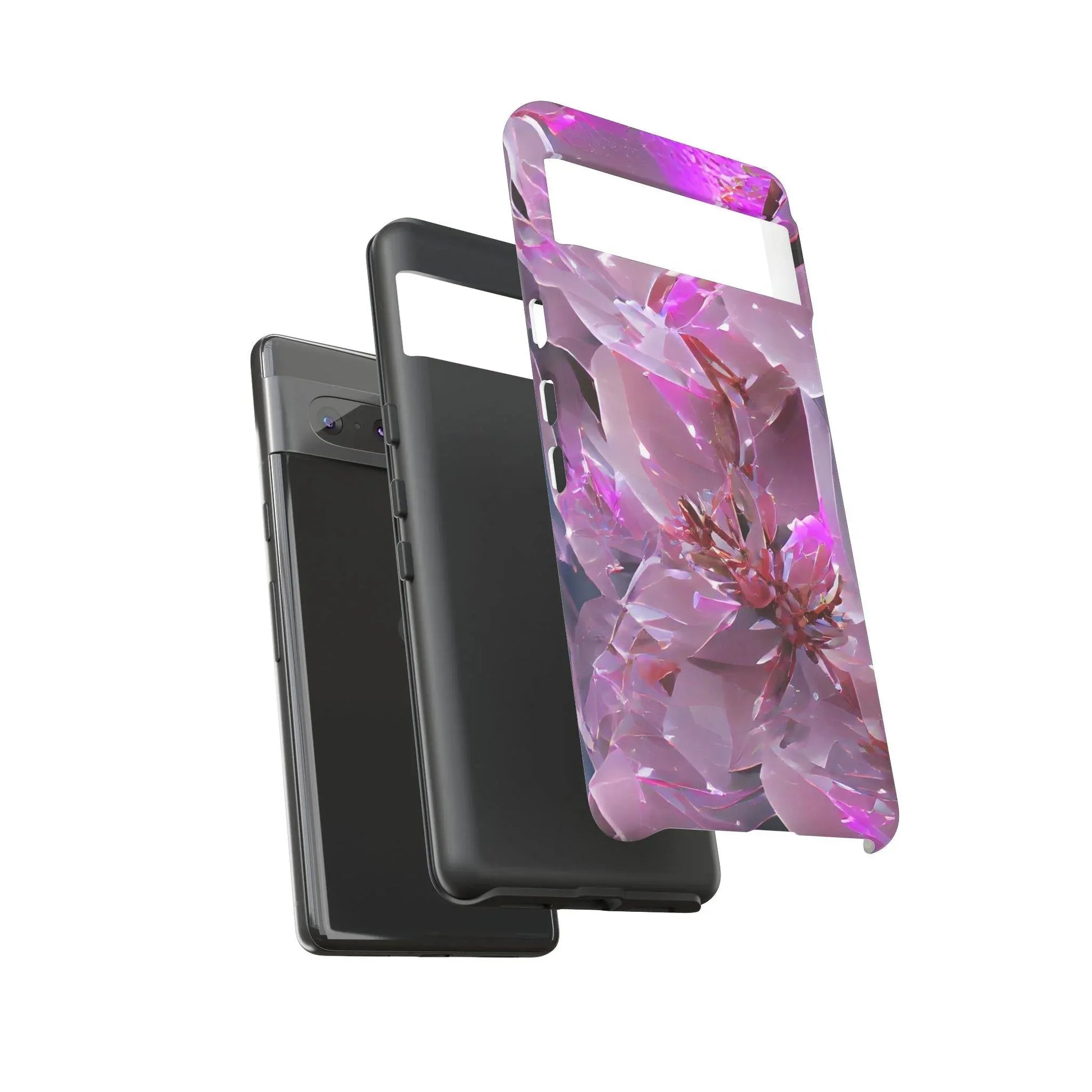 pink-flower-handyhulle-google-pixel-2-3-4-5-6-7-8-9-a-xl-pro-5g-phone-case-jlr-design-10 - JLR Design