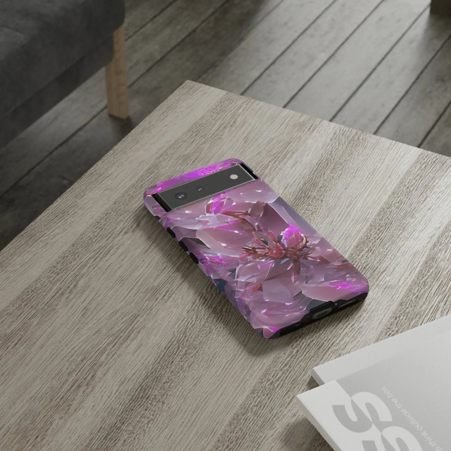 pink-flower-handyhulle-google-pixel-2-3-4-5-6-7-8-9-a-xl-pro-5g-phone-case-jlr-design-20 - JLR Design