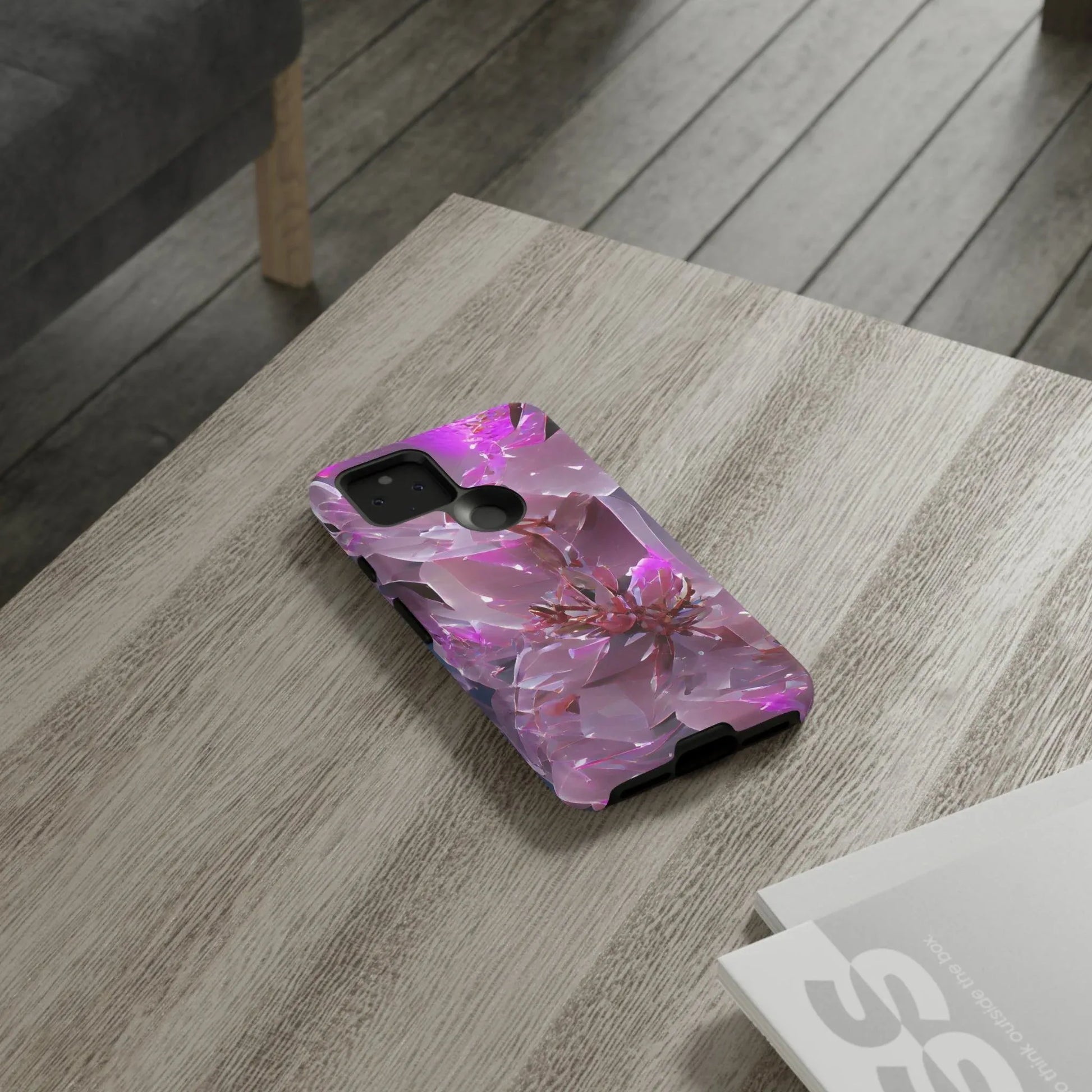 pink-flower-handyhulle-google-pixel-2-3-4-5-6-7-8-9-a-xl-pro-5g-phone-case-jlr-design-24 - JLR Design
