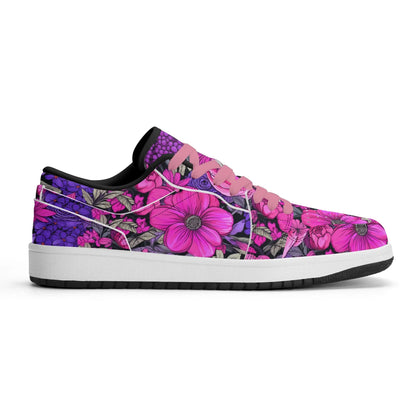 pink-flower-low-top-leder-sneaker-fur-herren-sneaker-jlr-design-12 - JLR Design