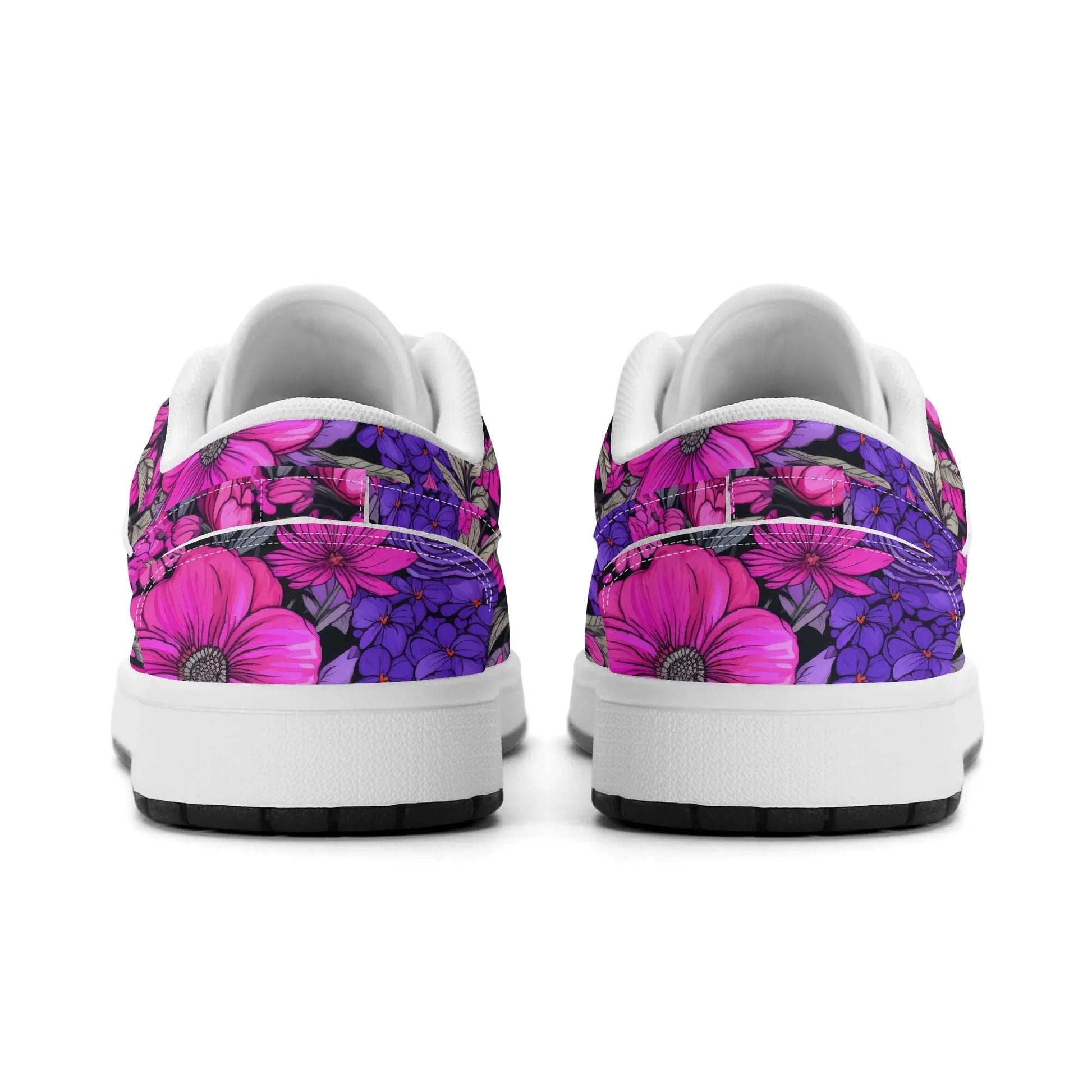 pink-flower-low-top-leder-sneaker-fur-herren-sneaker-jlr-design-6 - JLR Design