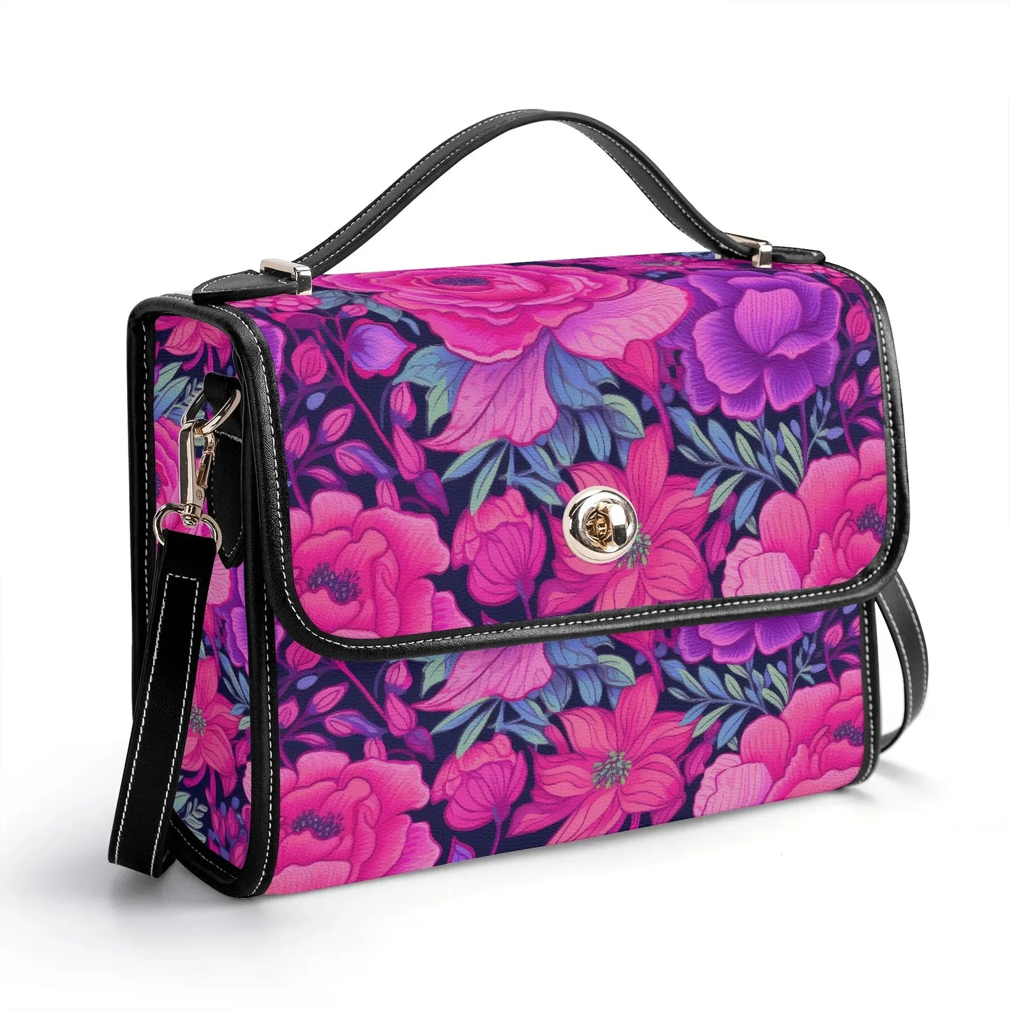 pink-flower-v2-satchel-bag-umhangetasche-umhangetasche-jlr-design-2 - JLR Design