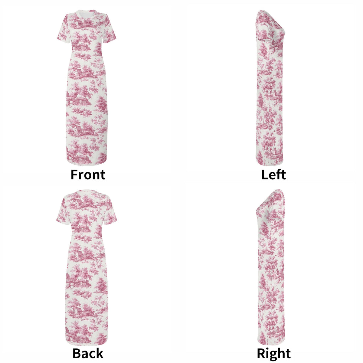 pink-french-toile-de-jouy-v4-bodycon-maxi-dress-long-dress-jlr-design-jlr-design-de-7 - JLR Design