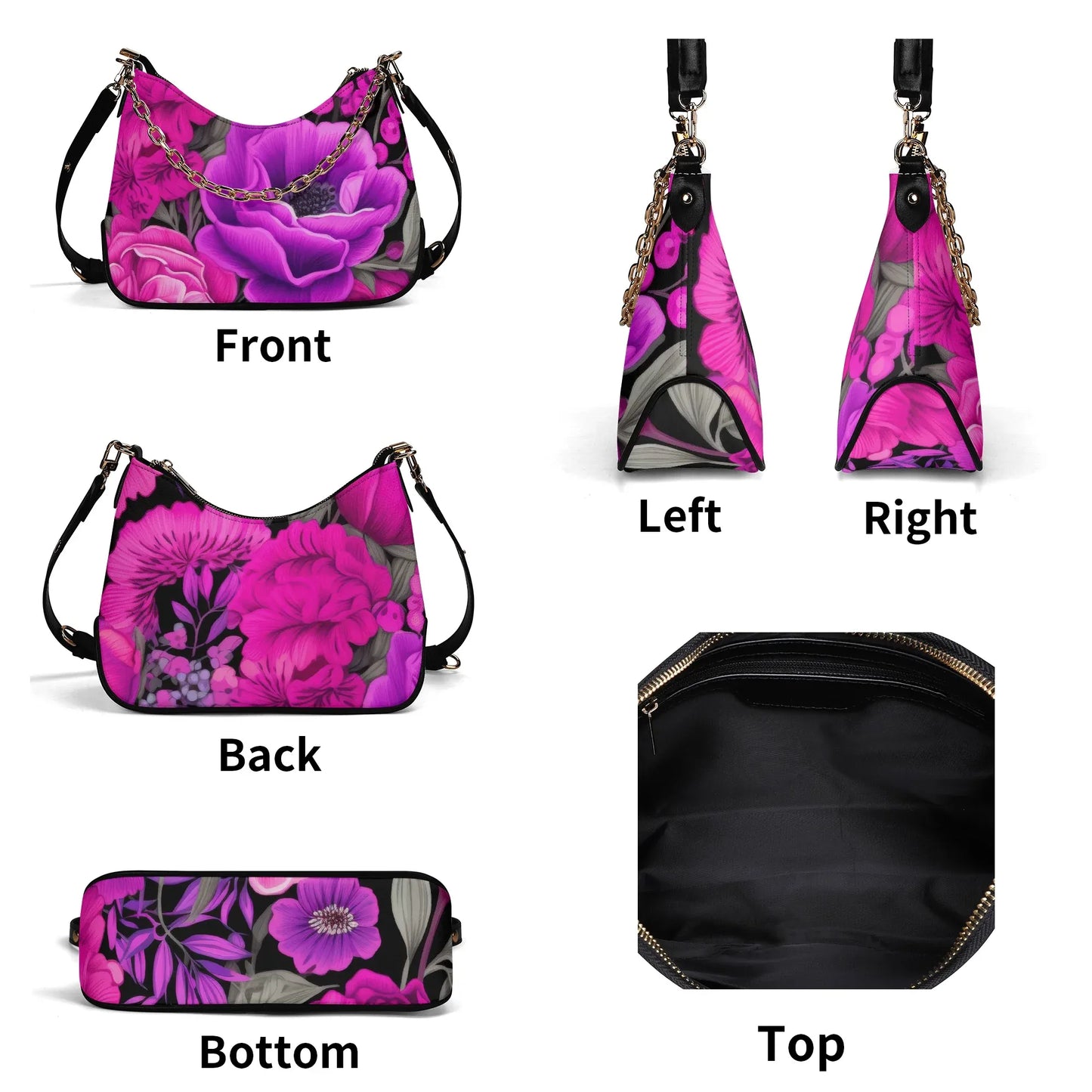 pink-garden-elegante-umhangetasche-mit-kette-umhangetasche-jlr-design-6 - JLR Design