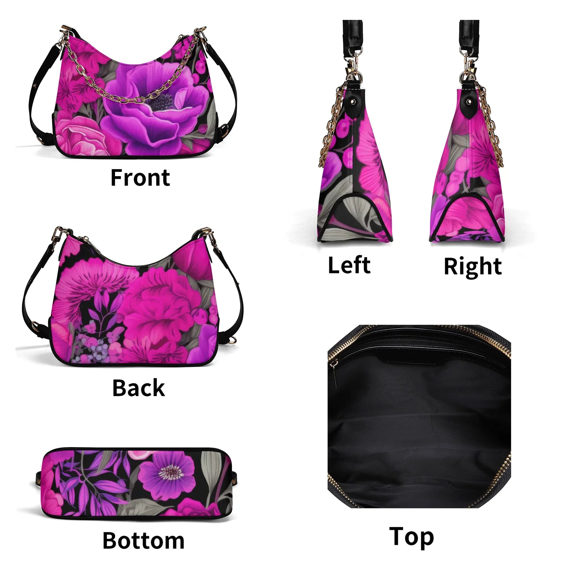 pink-garden-elegante-umhangetasche-mit-kette-umhangetasche-jlr-design-6 - JLR Design