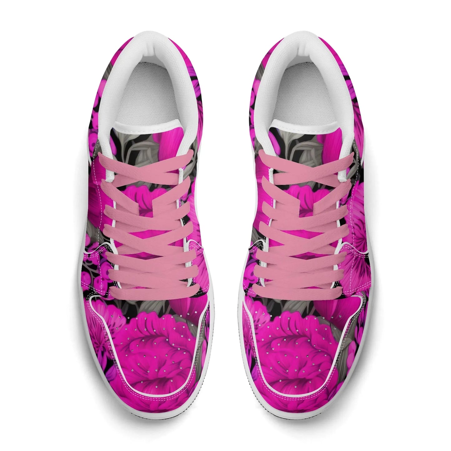 pink-garden-low-top-leder-sneaker-fur-damen-sneaker-jlr-design-7 - JLR Design