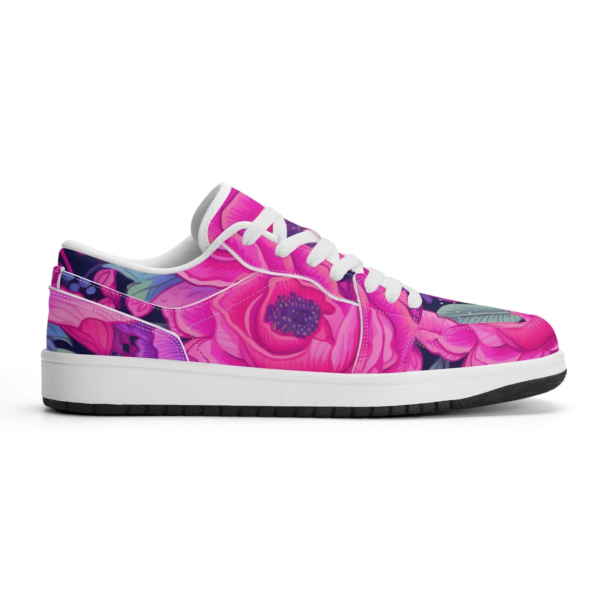 pink-garden-low-top-leder-sneaker-fur-herren-sneaker-jlr-design-5 - JLR Design