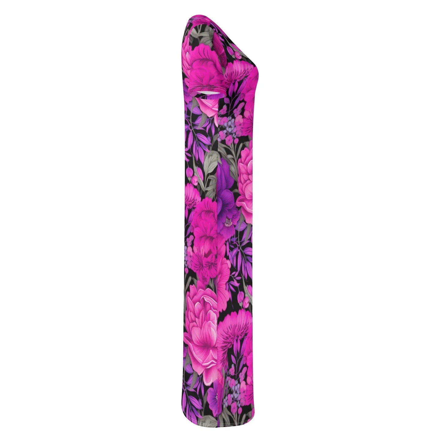 pink-garden-short-sleeve-long-dress-long-dress-jlr-design-5 - JLR Design