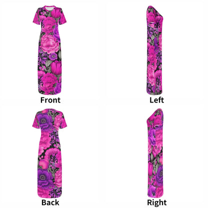 pink-garden-short-sleeve-long-dress-long-dress-jlr-design-7 - JLR Design