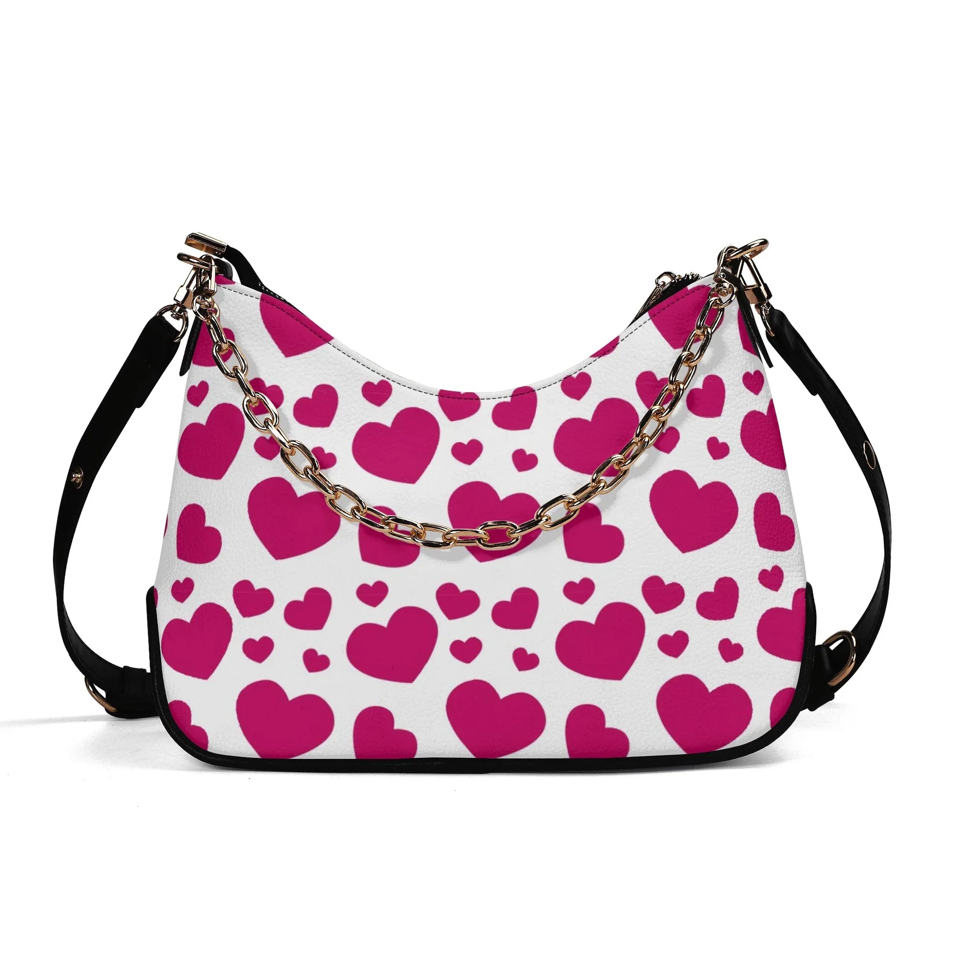 pink-heart-elegante-umhangetasche-mit-kette-umhangetasche-jlr-design-1 - JLR Design