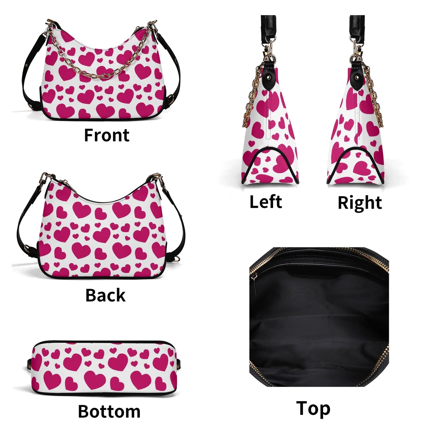 pink-heart-elegante-umhangetasche-mit-kette-umhangetasche-jlr-design-6 - JLR Design