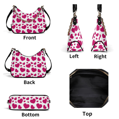 pink-heart-elegante-umhangetasche-mit-kette-umhangetasche-jlr-design-6 - JLR Design
