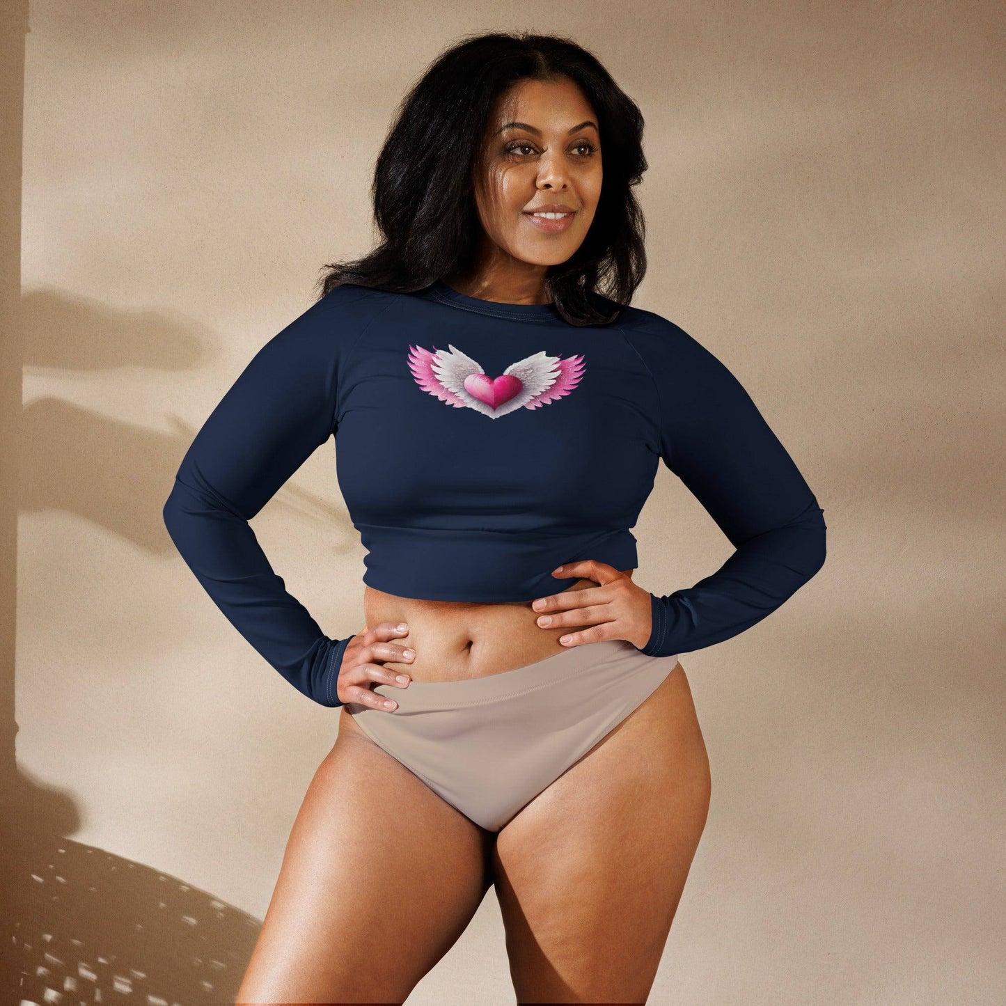pink-heart-long-sleeve-crop-top-long-sleeve-crop-top-jlr-design-4 - JLR Design