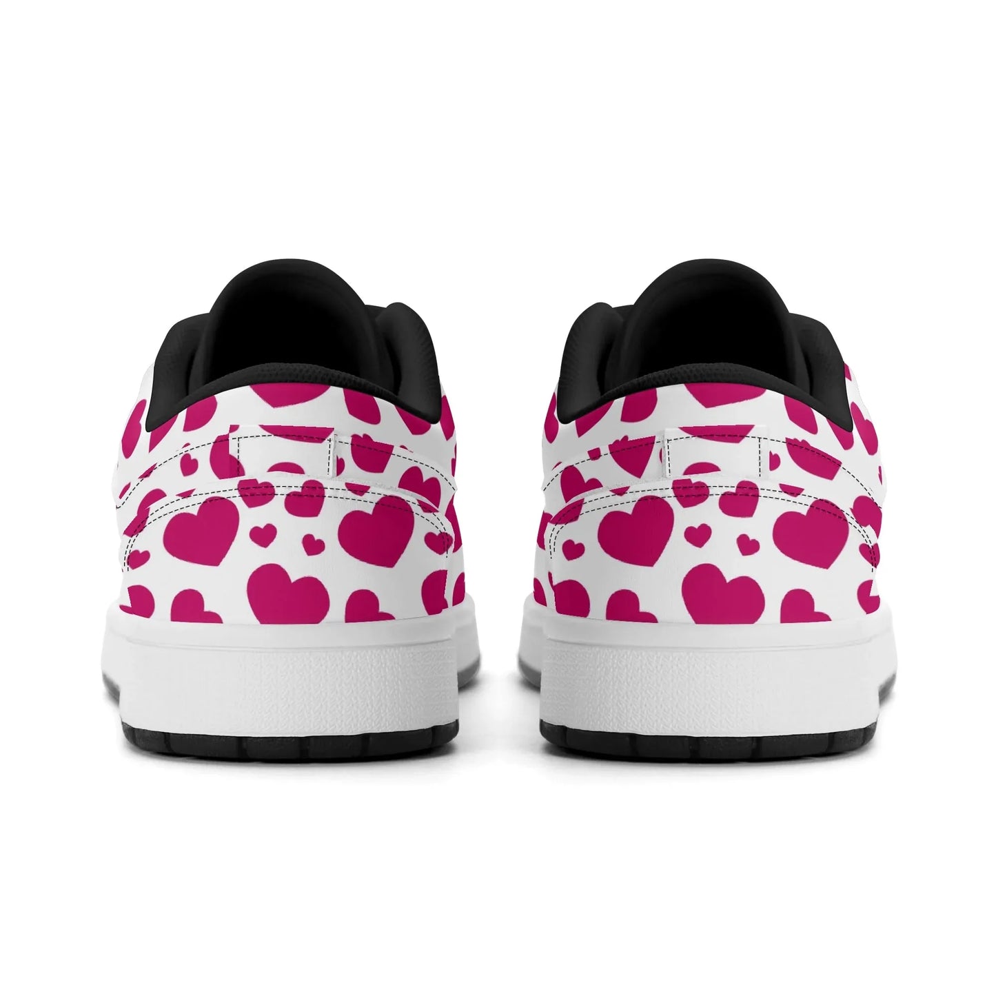 pink-hearts-low-top-leder-sneaker-fur-damen-sneaker-jlr-design-13 - JLR Design