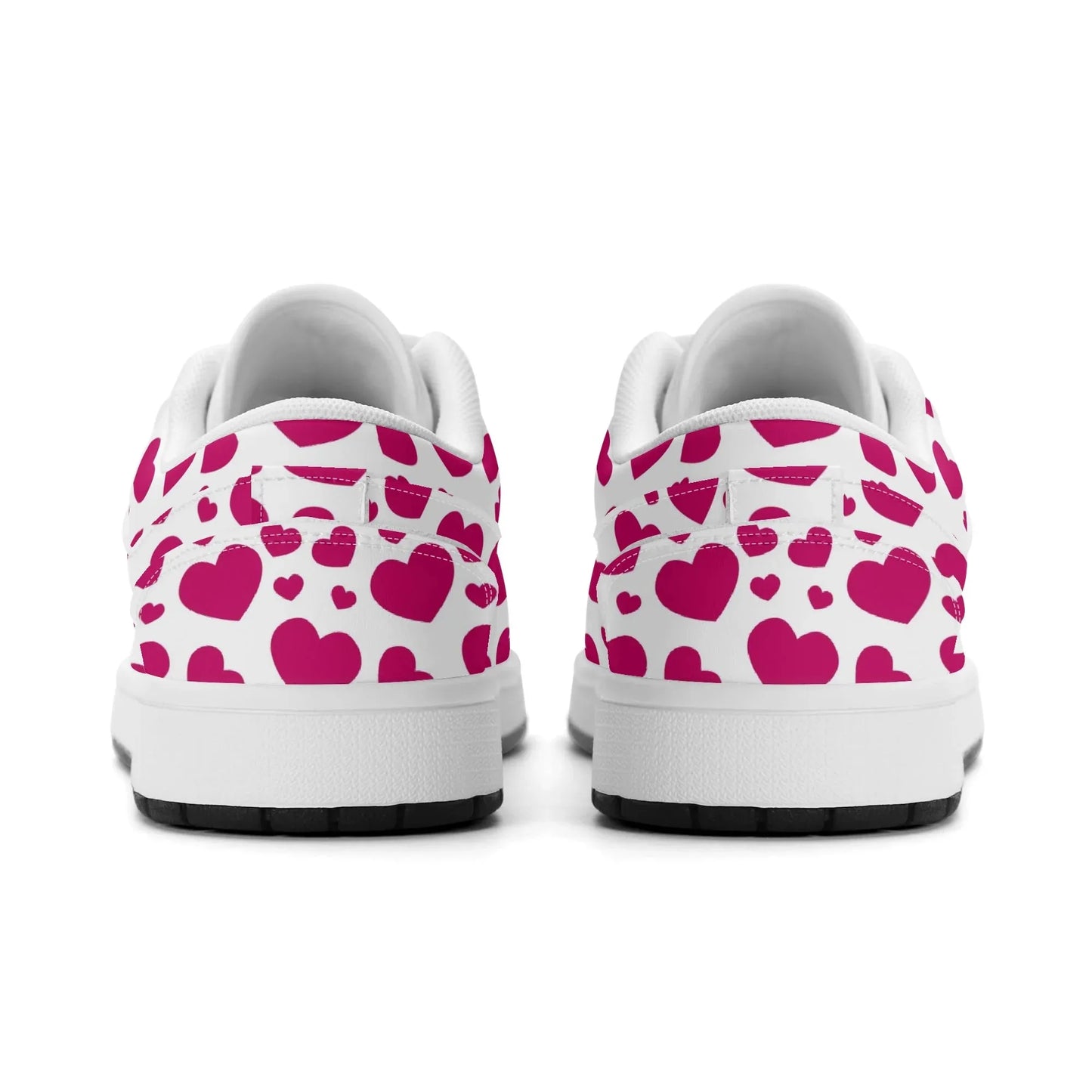 pink-hearts-low-top-leder-sneaker-fur-damen-sneaker-jlr-design-6 - JLR Design