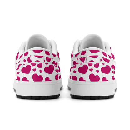 pink-hearts-low-top-leder-sneaker-fur-damen-sneaker-jlr-design-6 - JLR Design