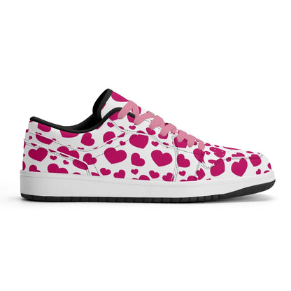 pink-hearts-low-top-leder-sneaker-fur-herren-sneaker-jlr-design-12 - JLR Design