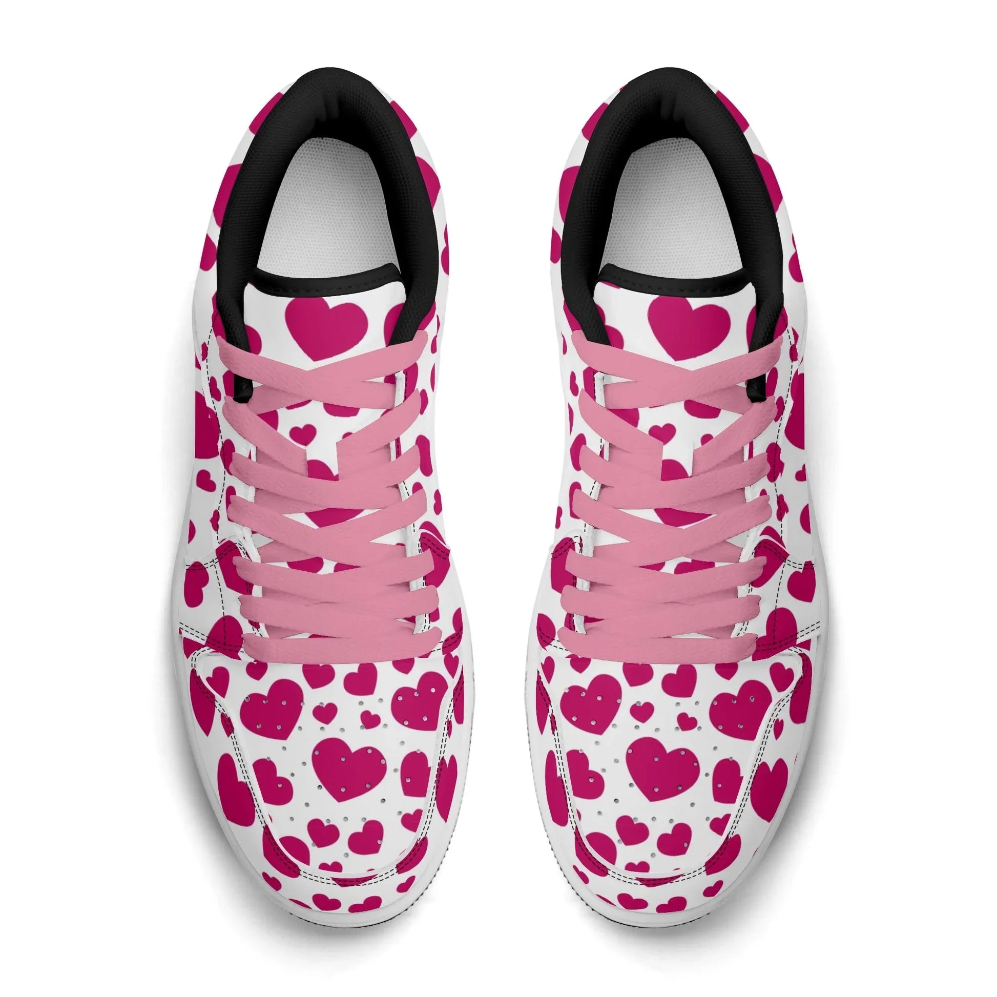 pink-hearts-low-top-leder-sneaker-fur-herren-sneaker-jlr-design-13 - JLR Design