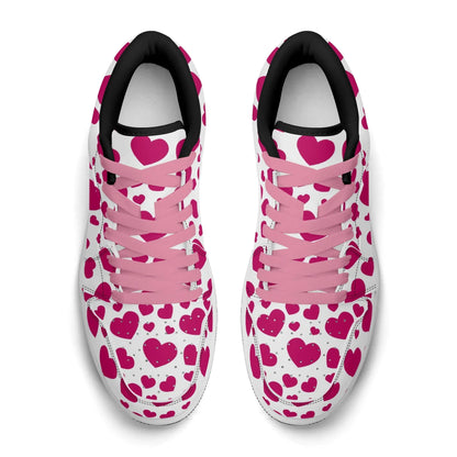 pink-hearts-low-top-leder-sneaker-fur-herren-sneaker-jlr-design-13 - JLR Design