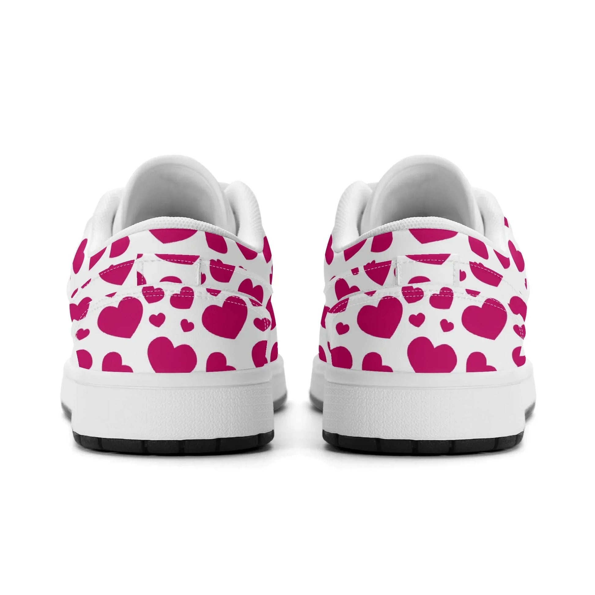 pink-hearts-low-top-leder-sneaker-fur-herren-sneaker-jlr-design-6 - JLR Design
