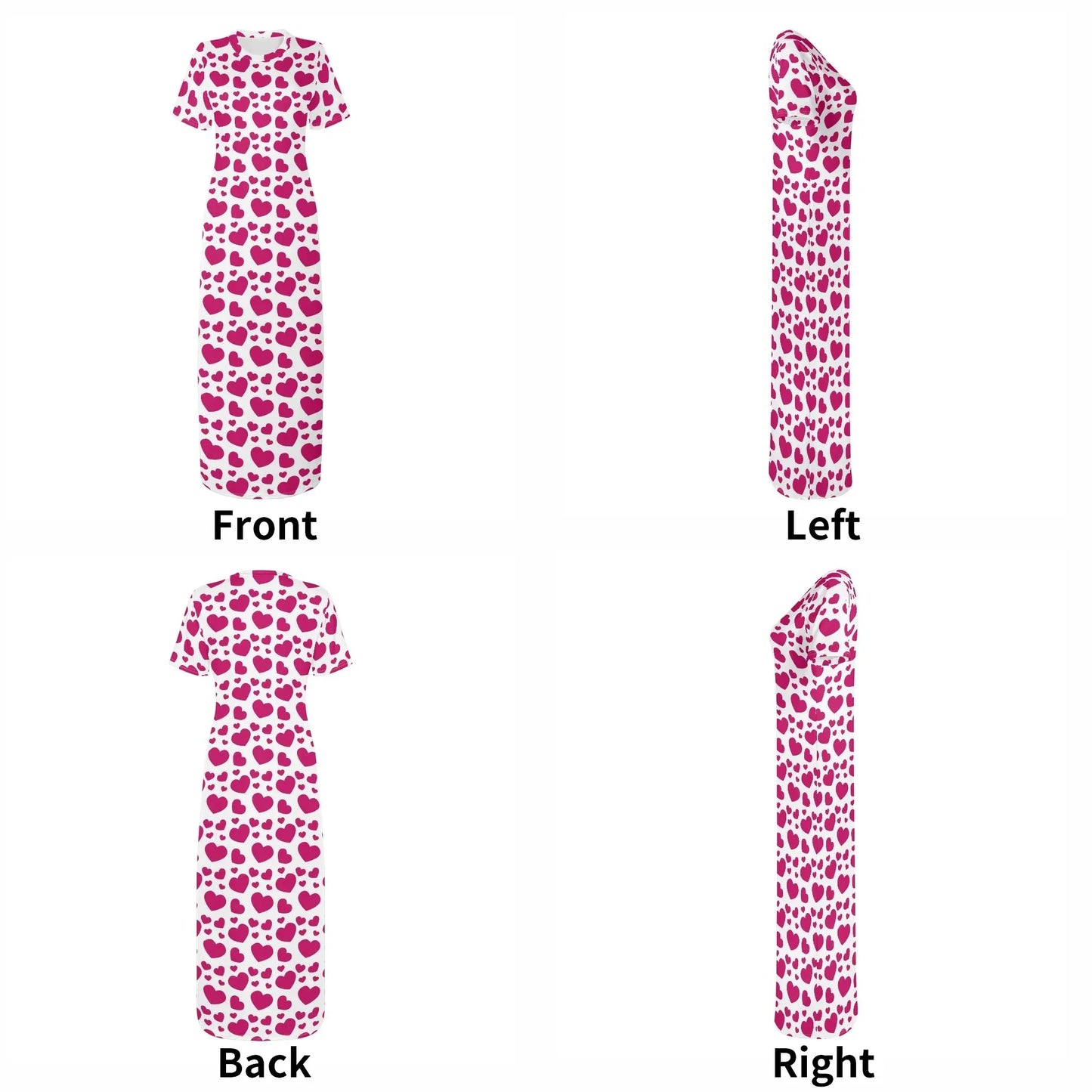 pink-hearts-short-sleeve-long-dress-long-dress-jlr-design-7 - JLR Design