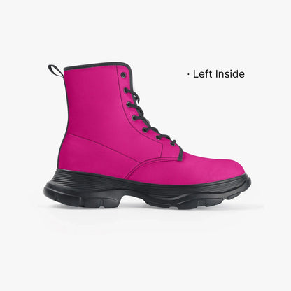 pink-leather-chunky-boots-boots-jlr-design-3 - JLR Design