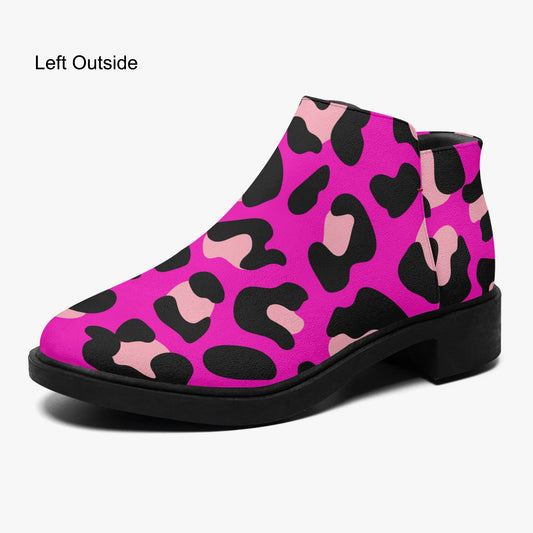 pink-leopard-elegante-reissverschluss-stiefeletten-stiefeletten-jlr-design-1 - JLR Design