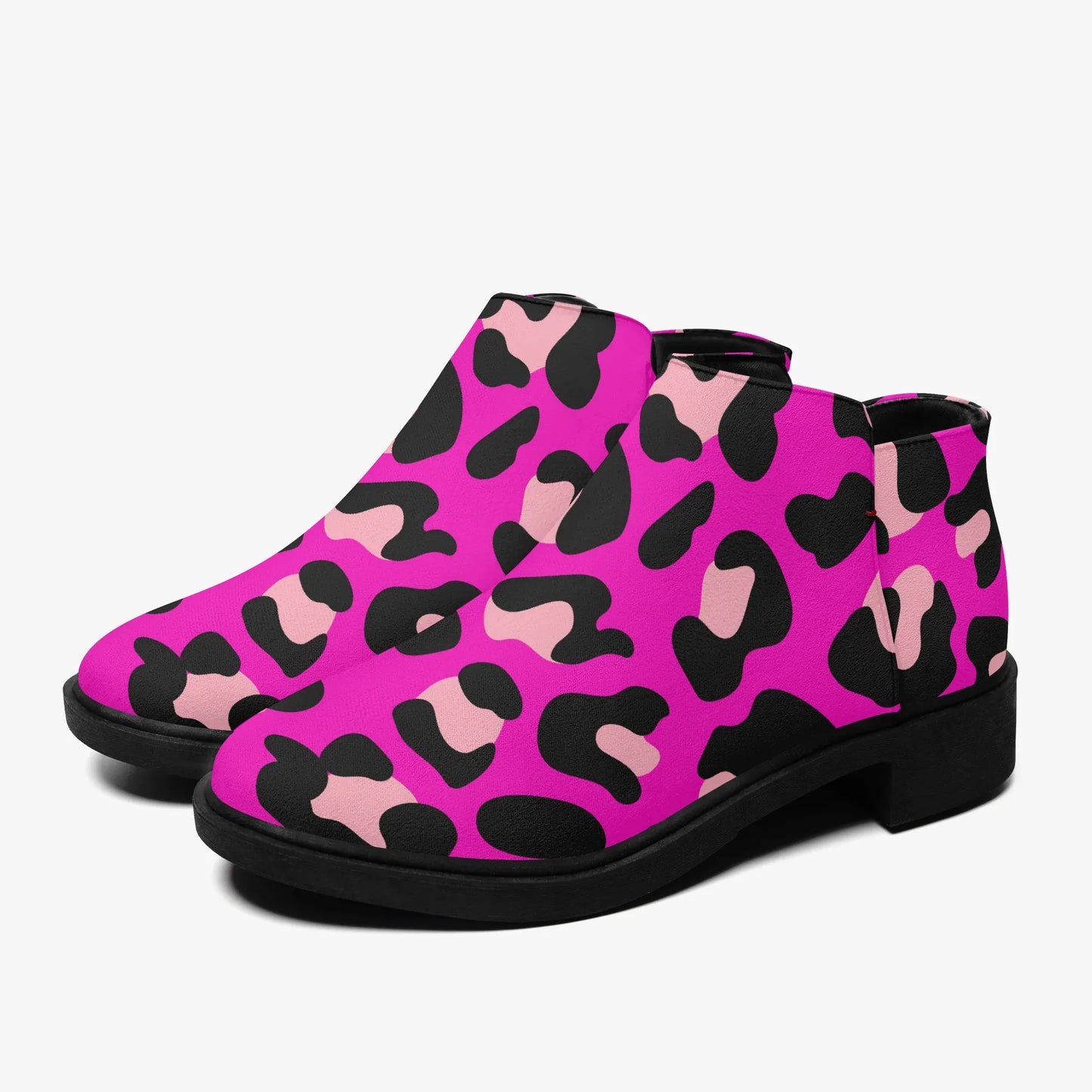 pink-leopard-elegante-reissverschluss-stiefeletten-stiefeletten-jlr-design-6 - JLR Design