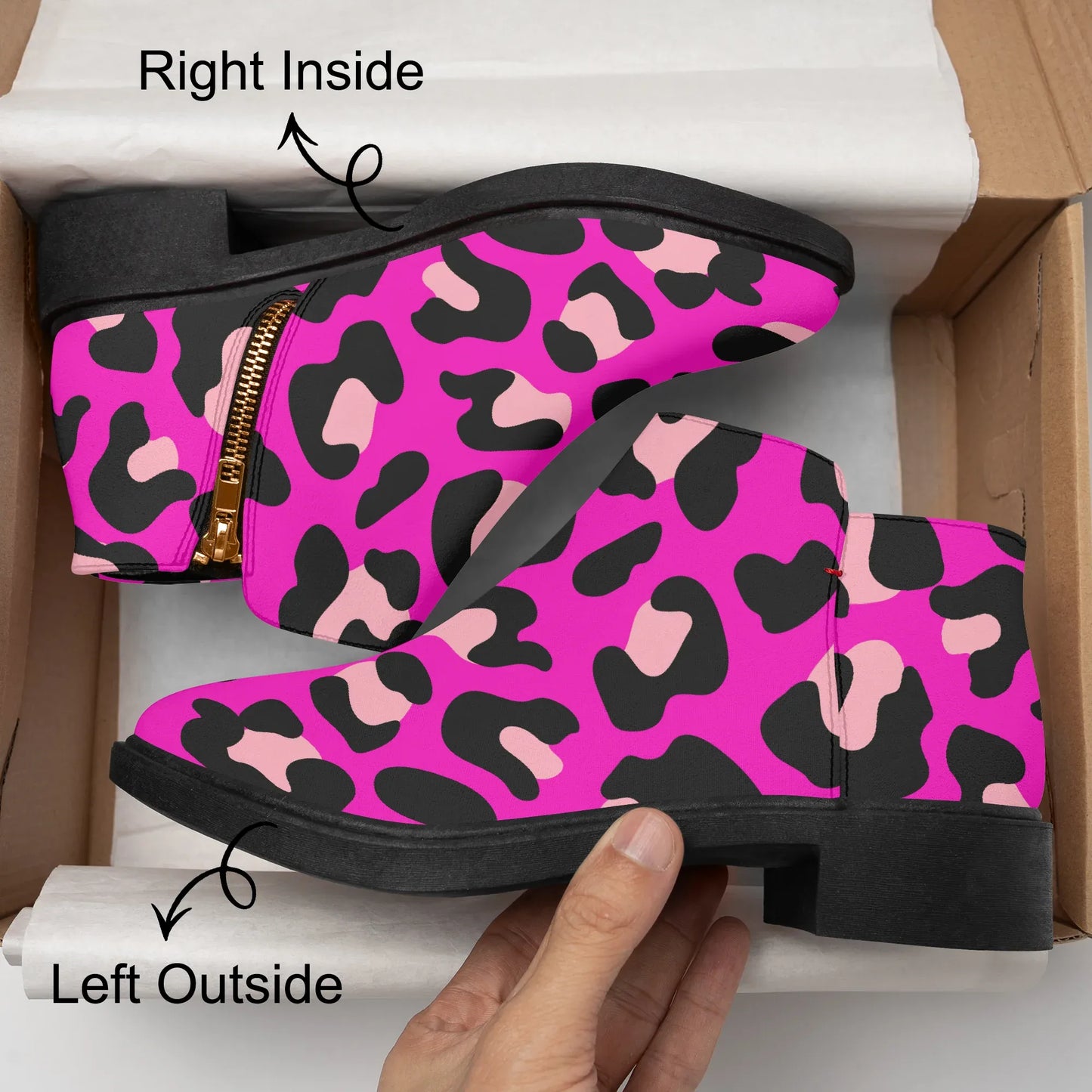 pink-leopard-elegante-reissverschluss-stiefeletten-stiefeletten-jlr-design-8 - JLR Design