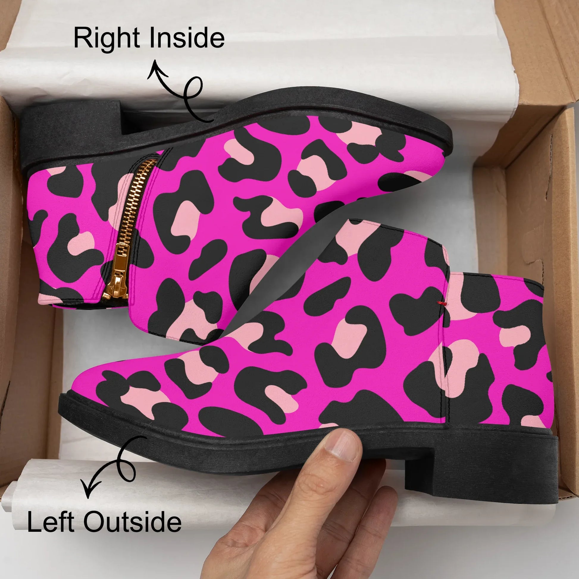pink-leopard-elegante-reissverschluss-stiefeletten-stiefeletten-jlr-design-8 - JLR Design