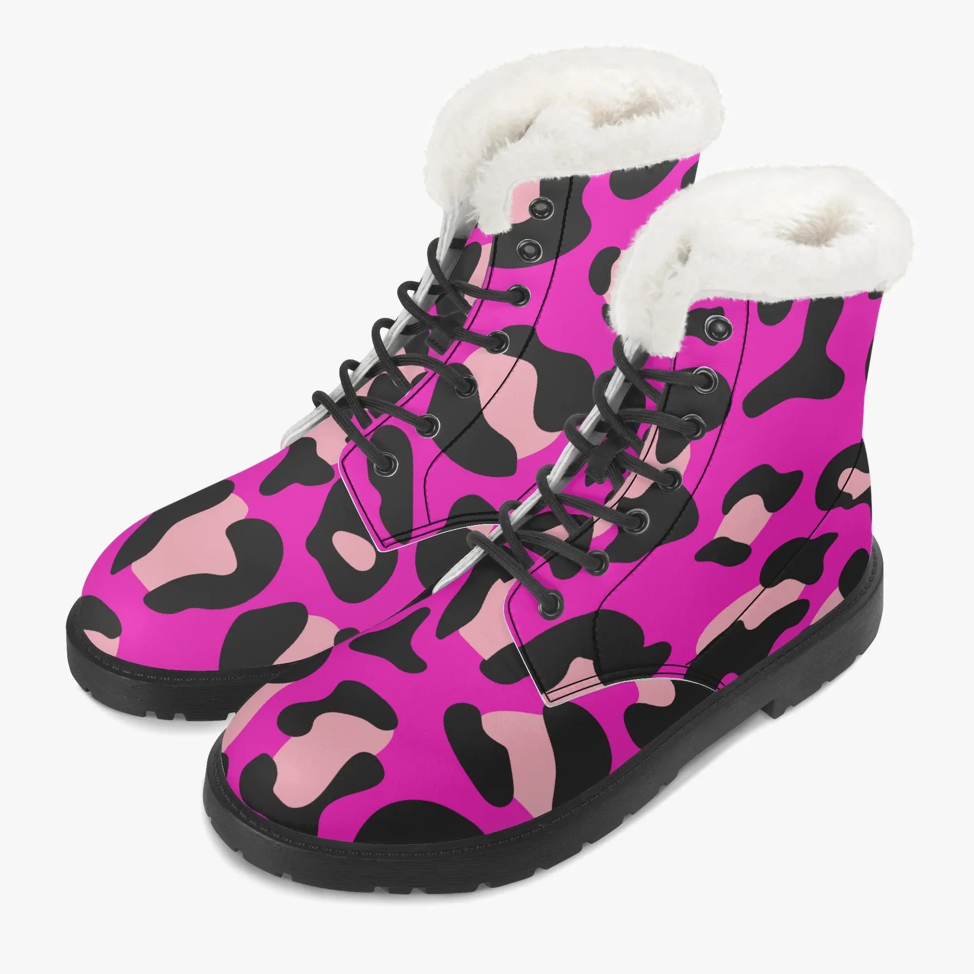 pink-leopard-faux-fur-leder-boots-boots-jlr-design-2 - JLR Design