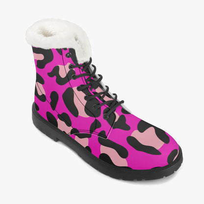 pink-leopard-faux-fur-leder-boots-boots-jlr-design-7 - JLR Design