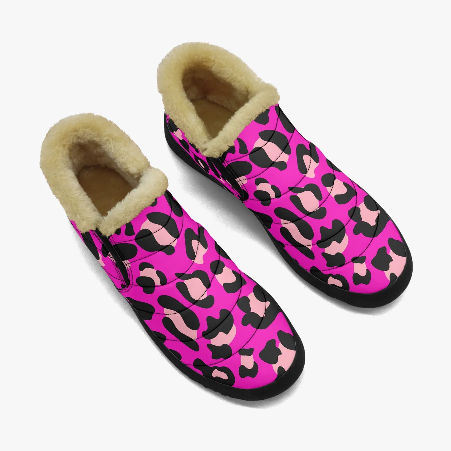 pink-leopard-faux-fur-slipper-slipper-jlr-design-2 - JLR Design