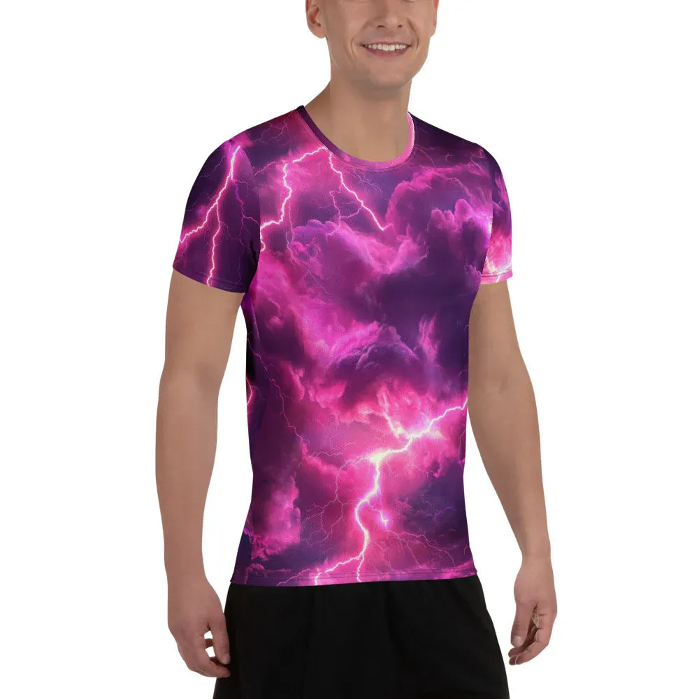 pink-lightning-sport-t-shirt-fur-herren-sport-t-shirt-jlr-design-10 - JLR Design