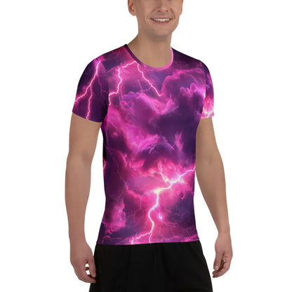 pink-lightning-sport-t-shirt-fur-herren-sport-t-shirt-jlr-design-10 - JLR Design