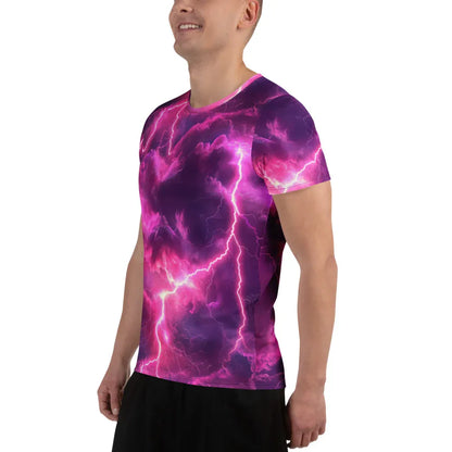 pink-lightning-sport-t-shirt-fur-herren-sport-t-shirt-jlr-design-9 - JLR Design