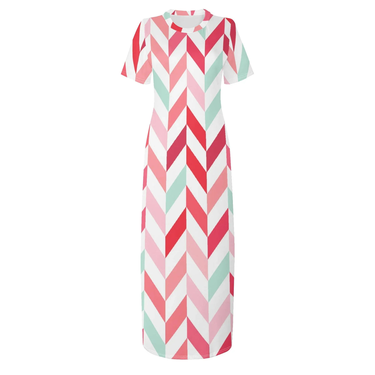 pink-lines-bodycon-maxi-dress-long-dress-jlr-design-jlr-design-de-3 - JLR Design