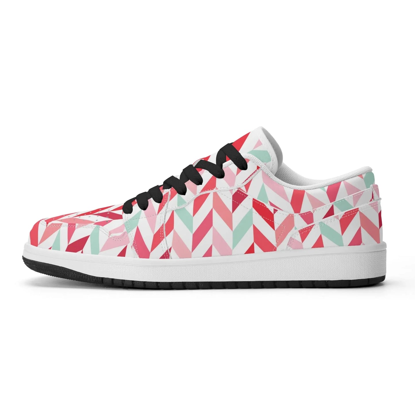 pink-lines-low-top-leder-sneaker-fur-damen-sneaker-jlr-design-2 - JLR Design