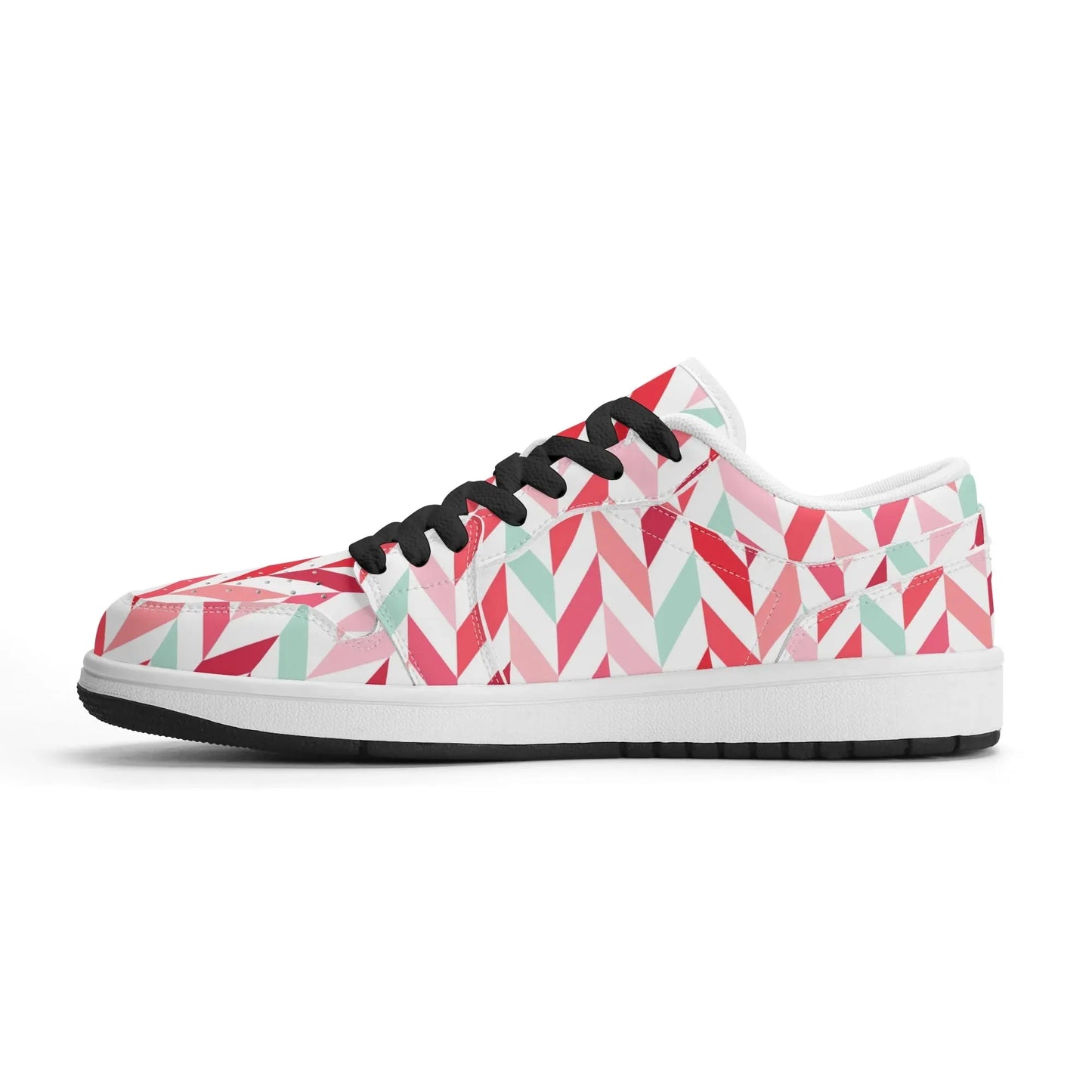 pink-lines-low-top-leder-sneaker-fur-damen-sneaker-jlr-design-4 - JLR Design
