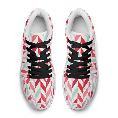 pink-lines-low-top-leder-sneaker-fur-damen-sneaker-jlr-design-7 - JLR Design