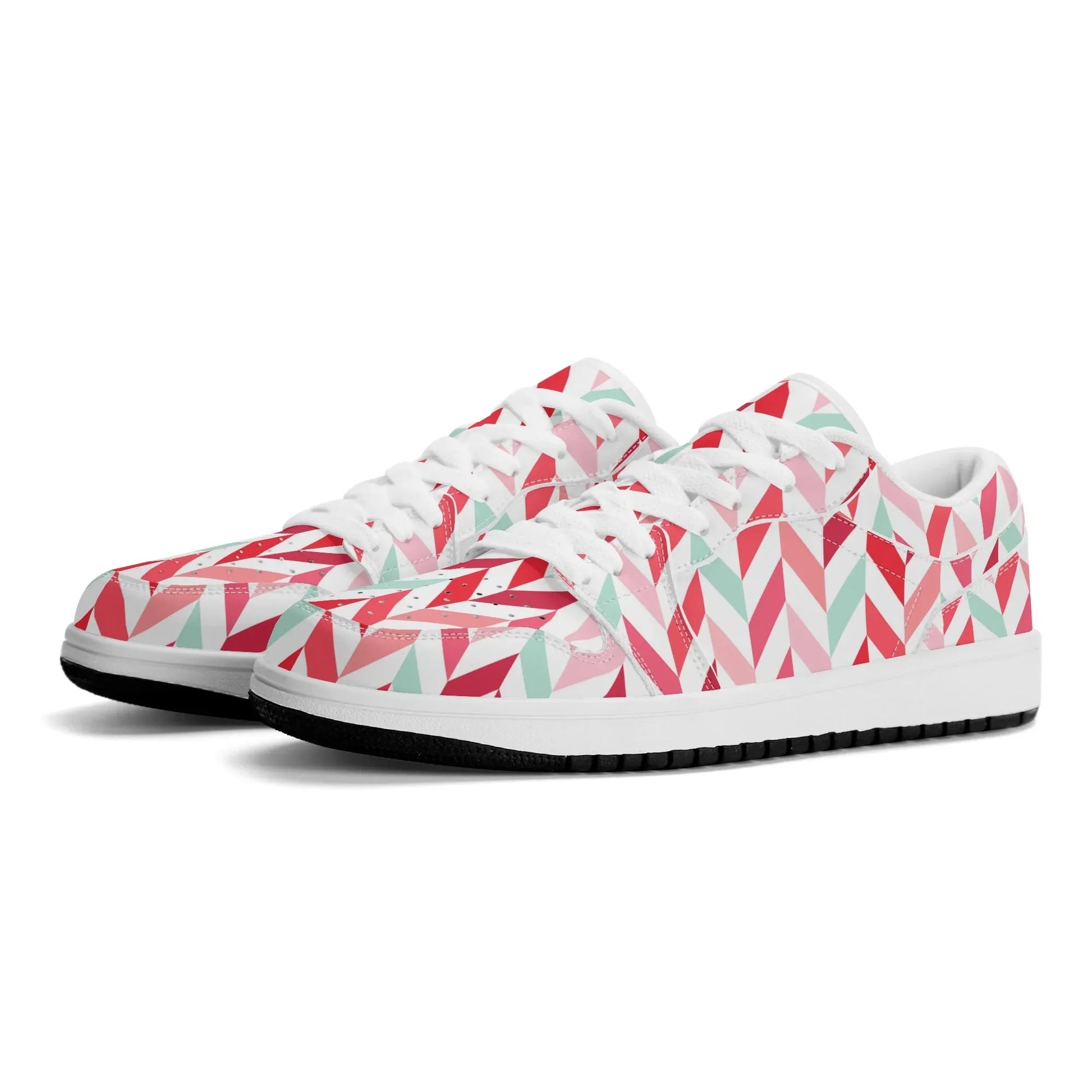 pink-lines-low-top-leder-sneaker-fur-herren-sneaker-jlr-design-1 - JLR Design