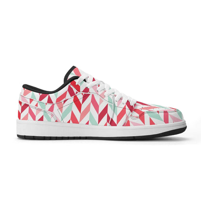 pink-lines-low-top-leder-sneaker-fur-herren-sneaker-jlr-design-10 - JLR Design