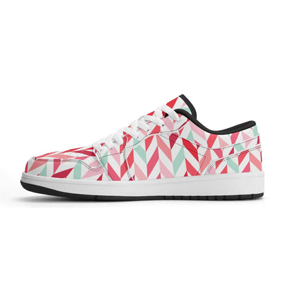pink-lines-low-top-leder-sneaker-fur-herren-sneaker-jlr-design-11 - JLR Design